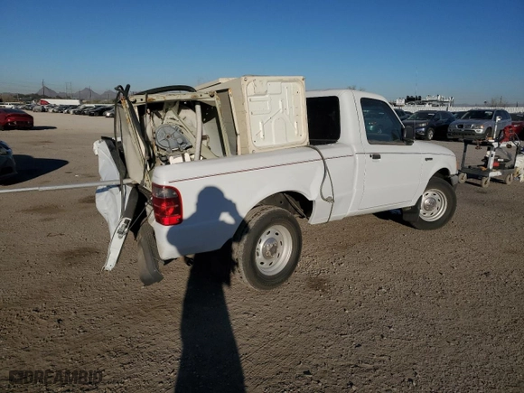 2002 Ford Ranger XL with VIN 1FTYR10D72PB34841, listed as a Copart auction lot 42398815 with 117,814 mi miles and Salvage Title. Bid and sale history available at carsss.com. Image 3.