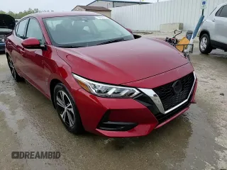 2021 Nissan Sentra SV with VIN 3N1AB8CV8MY312716, listed as a Copart auction lot 53187875 with 10,166 mi miles and Salvage Title. Bid and sale history available at carsss.com. Image 13.
