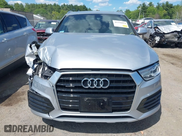 2018 Audi Q3 Premium with VIN WA1ECCFS0JR022112, listed as a IAAI auction lot 42356014 with 56,671 mi miles and . Bid and sale history available at DreamBid. Image 12.
