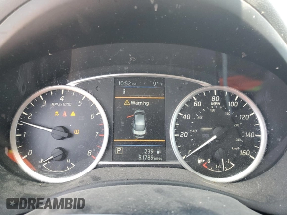 2019 Nissan Sentra S with VIN 3N1AB7APXKY348614, listed as a Copart auction lot 61329885 with 81,789 mi miles and Salvage title. Bid and sale history available at DreamBid. Image 9.
