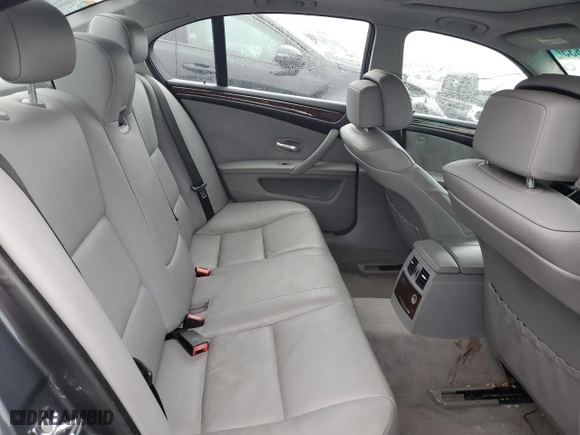 2008 BMW 5 Series 528xi with VIN WBANV13578CZ50738, listed as a Copart auction lot 43023835 with 219,580 mi miles and Salvage Title. Bid and sale history available at carsss.com. Image 10.