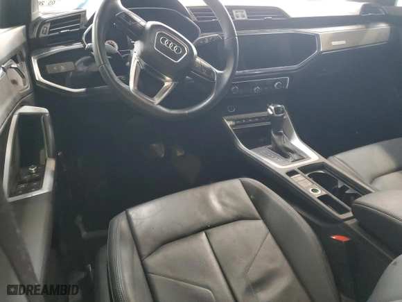 2023 Audi Q3 S line Premium Plus with VIN WA1EECF37P1120581, listed as a Copart auction lot 87961405 with 29,656 mi miles and Salvage Title. Bid and sale history available at carsss.com. Image 8.
