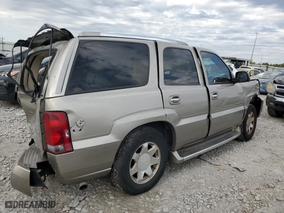 2003 Cadillac Escalade with VIN 1GYEC63T83R214248, listed as a Copart auction lot 73172804 with 0 mi miles and Salvage Title. Bid and sale history available at carsss.com. Image 3.