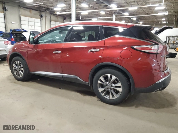 2015 Nissan Murano SV with VIN 5N1AZ2MH6FN242904, listed as a Copart auction lot 49175255 with 117,720 mi miles and Salvage Title. Bid and sale history available at carsss.com. Image 2.