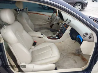 2005 Mercedes-Benz CLK 500 with VIN WDBTJ75J05F145370, listed as a IAAI auction lot 41531094 with 107,162 mi miles and . Bid and sale history available at DreamBid. Image 5.