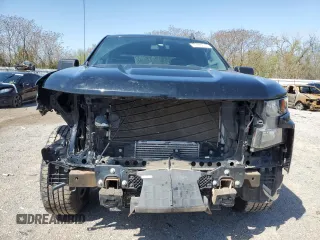 2021 Chevrolet Silverado 1500 Custom with VIN 1GCPYBEK1MZ218107, listed as a Copart auction lot 51285875 with 92,619 mi miles and Salvage Title. Bid and sale history available at DreamBid. Image 5.
