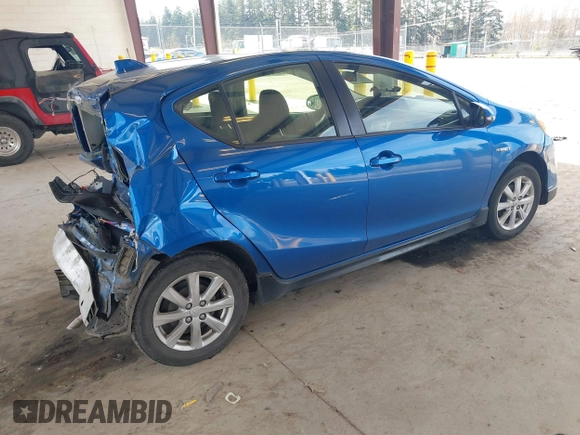2017 Toyota Prius One with VIN JTDKDTB31H1597705, listed as a IAAI auction lot 41895920 with 96,410 mi miles and . Bid and sale history available at DreamBid. Image 4.
