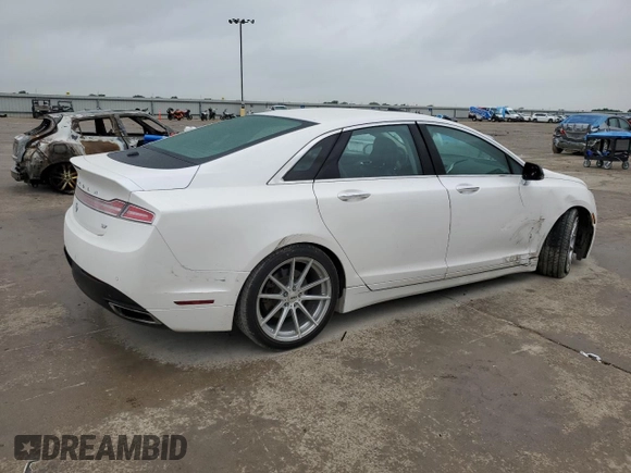 2014 Lincoln MKZ with VIN 3LN6L2GK9ER827244, listed as a Copart auction lot 54993145 with 209,717 mi miles and Salvage Title. Bid and sale history available at carsss.com. Image 3.