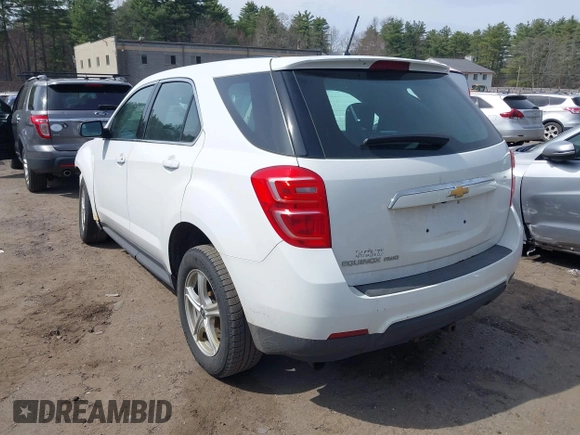 2017 Chevrolet Equinox LS with VIN 2GNFLEEK4H6116143, listed as a IAAI auction lot 42010784 with 181,650 mi miles. Bid and sale history available at carsss.com. Image 3.
