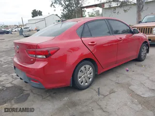 2018 Kia Rio LX with VIN 3KPA24AB5JE074366, listed as a IAAI auction lot 42079091 with 135,755 mi miles. Bid and sale history available at carsss.com. Image 4.