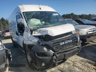 2024 Ram ProMaster Cargo Tradesman with VIN 3C6LRVDG7RE106609, listed as a Copart auction lot 47199625 with 20,792 mi miles and Salvage Title. Bid and sale history available at DreamBid. Image 4.