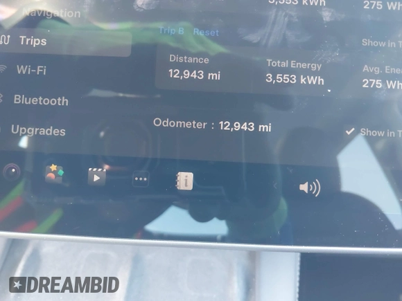 2023 Tesla Model Y Performance with VIN 7SAYGDEF5PF823122, listed as a IAAI auction lot 41546480 with 12,943 mi miles and . Bid and sale history available at DreamBid. Image 14.
