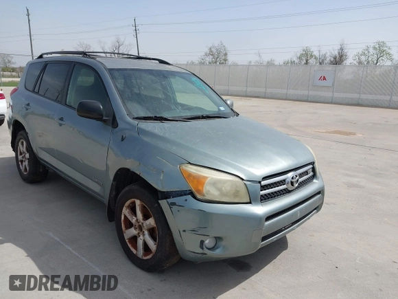 2008 Toyota RAV4 Ltd with VIN JTMBK31V586035589, listed as a IAAI auction lot 41844392 with 333,067 mi miles. Bid and sale history available at carsss.com. Image 1.