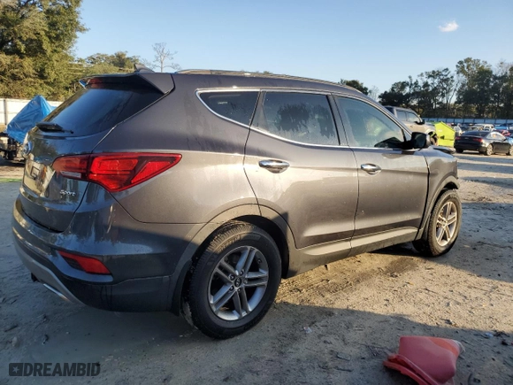 2017 Hyundai Santa Fe Sport 2.4L with VIN 5XYZU3LB5HG491214, listed as a Copart auction lot 85106254 with NaN miles and Salvage Title. Bid and sale history available at carsss.com. Image 3.