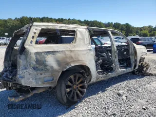 2021 Chevrolet Suburban Premier with VIN 1GNSCFKD6MR274492, listed as a Copart auction lot 76990154 with Not provided miles and Salvage title. Bid and sale history available at DreamBid. Image 3.