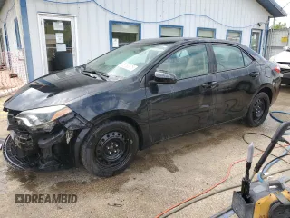 2016 Toyota Corolla L with VIN 2T1BURHE5GC489528, listed as a Copart auction lot 58780875 with 190,297 mi miles and Salvage title. Bid and sale history available at DreamBid. Image 1.