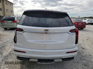 2024 Cadillac XT6 FWD Premium Luxury with VIN 1GYKPCRS2RZ708893, listed as a Copart auction lot 74565354 with 4,329 mi miles and Salvage Title. Bid and sale history available at carsss.com. Image 6.