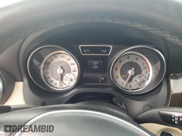 2014 Mercedes-Benz CLA 250 with VIN WDDSJ4EB6EN058556, listed as a Copart auction lot 54041575 with 91,507 mi miles and Salvage title. Bid and sale history available at DreamBid. Image 9.