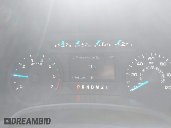 2017 Ford F-150 XL with VIN 1FTEW1EF7HKE25402, listed as a IAAI auction lot 41756406 with 177,021 mi miles. Bid and sale history available at carsss.com. Image 7.