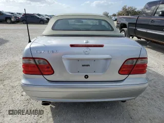 2002 Mercedes-Benz CLK 320/430 with VIN WDBLK65G92T092886, listed as a Copart auction lot 78297224 with Not Provided miles and Salvage Title. Bid and sale history available at DreamBid. Image 6.