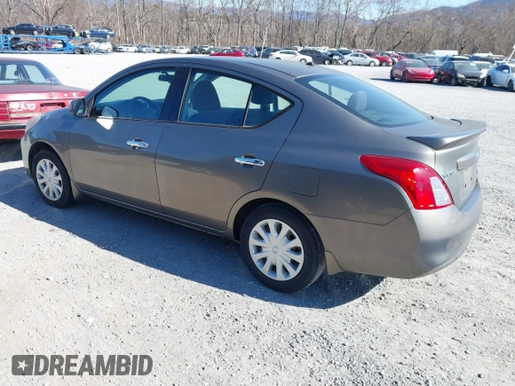 2014 Nissan Versa S with VIN 3N1CN7AP5EK451432, listed as a IAAI auction lot 41818916 with 126,190 mi miles. Bid and sale history available at carsss.com. Image 3.