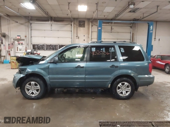 2005 Honda Pilot EX-L with RES with VIN 2HKYF18615H515907, listed as a IAAI auction lot 41520756 with 172,939 mi miles. Bid and sale history available at carsss.com. Image 14.