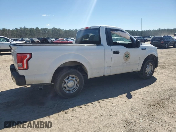 2016 Ford F-150 XL with VIN 1FTMF1C82GFB40906, listed as a Copart auction lot 47733175 with 91,155 mi miles and Salvage Title. Bid and sale history available at carsss.com. Image 3.