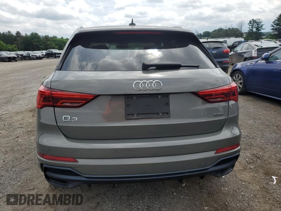 2021 Audi Q3 S line Premium with VIN WA1DECF34M1029033, listed as a Copart auction lot 65147115 with 54,784 mi miles and Clean title. Bid and sale history available at DreamBid. Image 6.