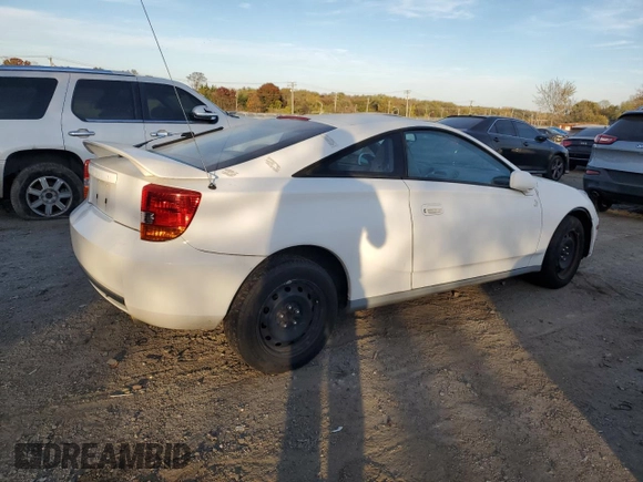 2002 Toyota Celica GT with VIN JTDDR32T120136902, listed as a Copart auction lot 78049974 with 206,849 mi miles and Clean Title. Bid and sale history available at carsss.com. Image 3.