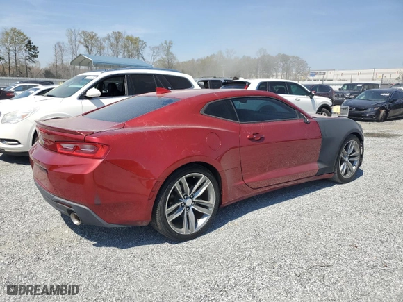 2017 Chevrolet Camaro 2LT with VIN 1G1FD1RS4H0117383, listed as a Copart auction lot 51133165 with 187,394 mi miles and Clean Title. Bid and sale history available at carsss.com. Image 3.
