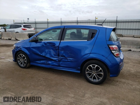 2017 Chevrolet Sonic LT with VIN 1G1JD6SH8H4166472, listed as a Copart auction lot 72593214 with 29,297 mi miles and Salvage Title. Bid and sale history available at carsss.com. Image 2.