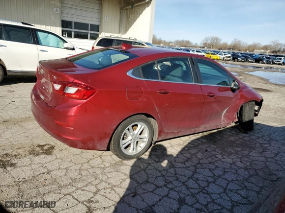 2018 Chevrolet Cruze LT with VIN 1G1BE5SM7J7220132, listed as a Copart auction lot 51684365 with 0 mi miles and Salvage Title. Bid and sale history available at carsss.com. Image 3.