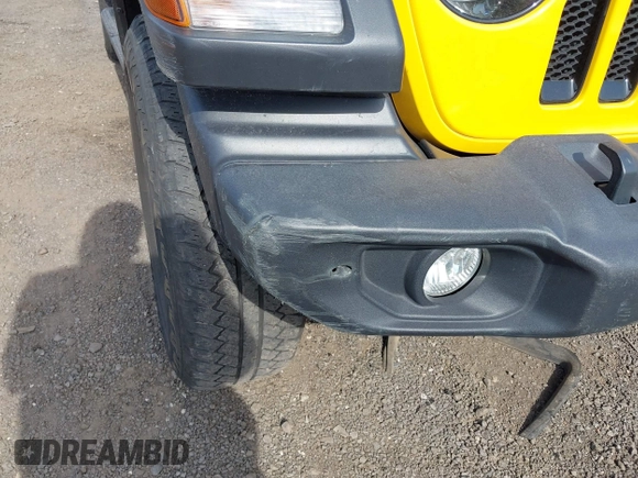 2021 Jeep Wrangler Unlimited Sport S with VIN 1C4HJXDN4MW744315, listed as a IAAI auction lot 42242941 with 35,344 mi miles and . Bid and sale history available at DreamBid. Image 17.