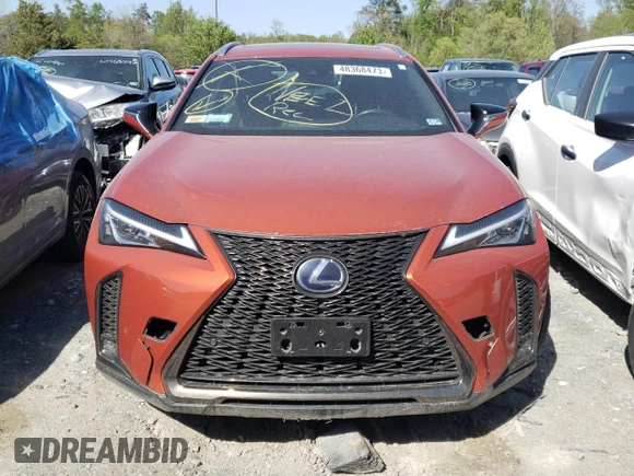 2019 Lexus UX with VIN JTHU9JBH3K2006879, listed as a Copart auction lot 48368473 with 29,924 mi miles. Bid and sale history available at carsss.com. Image 5.