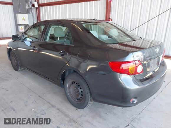 2009 Toyota Corolla with VIN JTDBL40E69J036916, listed as a IAAI auction lot 41776387 with 185,749 mi miles. Bid and sale history available at carsss.com. Image 3.