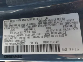 2023 Mazda CX-50 S Preferred Plus с VIN 7MMVABCM2PN129237, выставлен на аукционе IAAI как лот 41584165 с пробегом 43 174 миль миль и . История ставок и продаж доступна на DreamBid. Изображение 9.