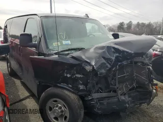 2016 Chevrolet Express Cargo Van with VIN 1GCWGAFGXG1158950, listed as a Copart auction lot 44547015 with 195,445 mi miles and Salvage Title. Bid and sale history available at carsss.com. Image 4.