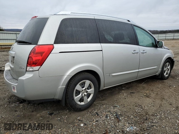 2008 Nissan Quest S z VIN 5N1BV28U58N120030, wystawiony jako Copart lot #44403825 z przebiegiem 225 303 mil mil oraz Szkoda całkowita • Salvage title. Historia ofert i sprzedaży dostępna na DreamBid. Obrazek 3.