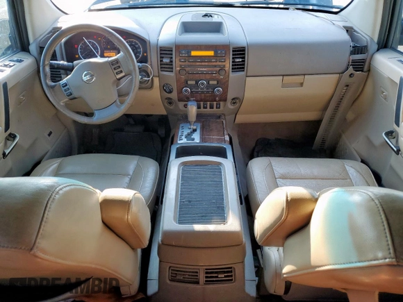 2008 Nissan Titan with VIN 1N6BA07F08N310449, listed as a Copart auction lot 58926115 with 323,607 mi miles and Salvage title. Bid and sale history available at DreamBid. Image 8.