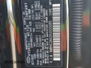 2024 Hyundai Kona SEL with VIN KM8HC3A62RU005085, listed as a Copart auction lot 77019364 with 5,764 mi miles and Salvage Title. Bid and sale history available at DreamBid. Image 14.