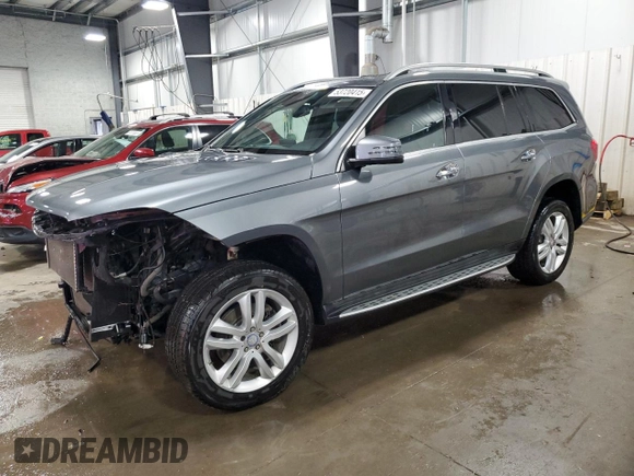 2017 Mercedes-Benz GLS 450 with VIN 4JGDF6EEXHA854437, listed as a Copart auction lot 53720415 with 105,375 mi miles and Salvage title. Bid and sale history available at DreamBid. Image 1.