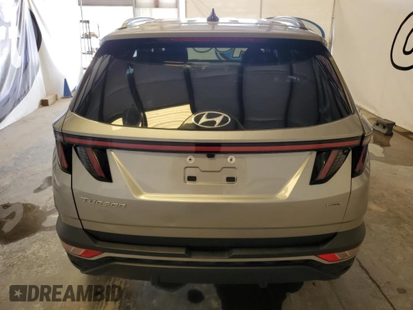 2023 Hyundai Tucson SEL with VIN 5NMJBCAE5PH195212, listed as a Copart auction lot 50311045 with 57,825 mi miles and Non Repairable. Bid and sale history available at DreamBid. Image 6.