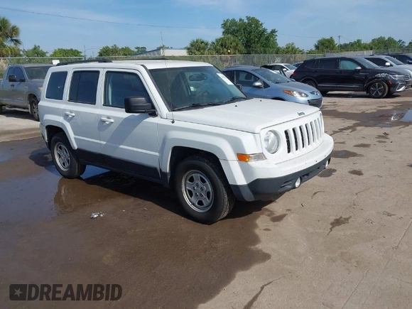 2016 Jeep Patriot Sport with VIN 1C4NJPBA3GD693490, listed as a IAAI auction lot 42086206 with 130,968 mi miles. Bid and sale history available at carsss.com. Image 1.