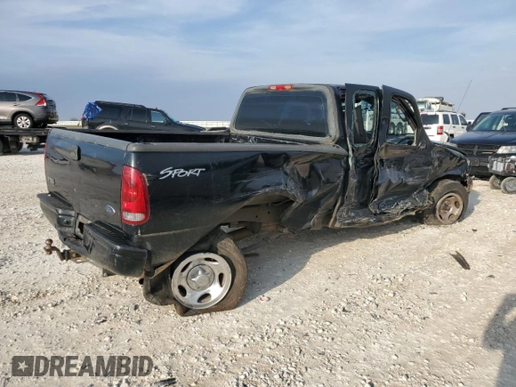 2003 Ford F-150 XL with VIN 1FTRX17293NB05644, listed as a Copart auction lot 45464485 with 229,266 mi miles and Salvage Title. Bid and sale history available at carsss.com. Image 3.