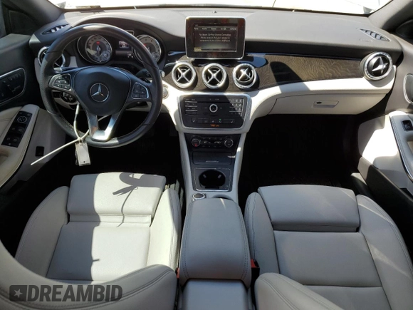 2016 Mercedes-Benz CLA 250 with VIN WDDSJ4GB4GN379043, listed as a Copart auction lot 47845944 with 55,541 mi miles and . Bid and sale history available at DreamBid. Image 8.