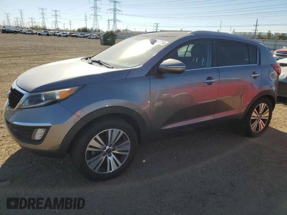 2015 Kia Sportage EX with VIN KNDPC3AC1F7738499, listed as a Copart auction lot 88649705 with 35,815 mi miles and Non repairable. Bid and sale history available at DreamBid. Image 1.