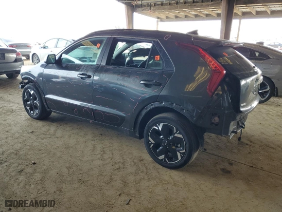 2023 Kia Niro EV Wind with VIN KNDCR3L12P5029800, listed as a Copart auction lot 49516985 with 8,966 mi miles and Salvage Title. Bid and sale history available at carsss.com. Image 2.