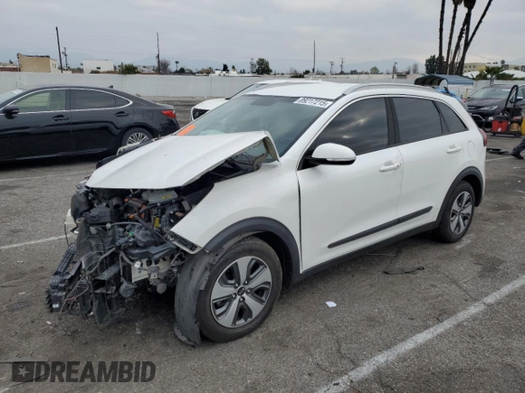2017 Kia Niro EX with VIN KNDCC3LC9H5055556, listed as a Copart auction lot 89217215 with 115,597 mi miles and Salvage Title. Bid and sale history available at carsss.com. Image 1.
