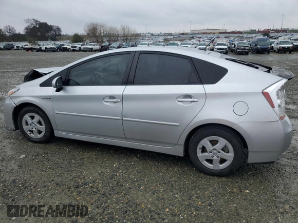 2011 Toyota Prius I with VIN JTDKN3DU2B0266681, listed as a Copart auction lot 43855645 with 157,327 mi miles and Salvage Title. Bid and sale history available at DreamBid. Image 2.