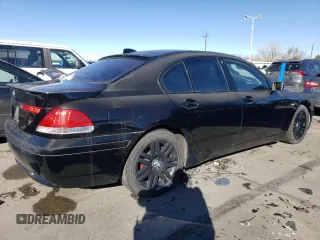 2004 BMW 7 Series 745i with VIN WBAGL63424DP68940, listed as a Copart auction lot 88738565 with 139,822 mi miles and Salvage Title. Bid and sale history available at DreamBid. Image 3.